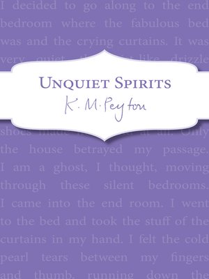 cover image of Unquiet Spirits